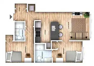 1 bedroom